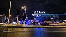 Královéhradecké obchodní centrum Futurum, ve kterém podle policie úto�ník...