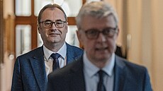 Ministr sportu Boris ��astný (Motoristé) p�ed zasedáním vlády. (5. ledna 2026)