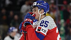 Smutný �t�pán Hoch po proh�e ve finále MS junior� proti �védsku.