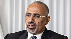 V�dce jemenské separatistické Ji�ní p�echodné rady (STC) Ajdarús Zubajdí. (22....