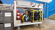 Výpadek elekt�iny v jihozápadní �ásti Berlína po po�áru kabel�. Bez proudu...