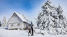 Mrazivé po�así v Orlických horách (6. ledna 2026)