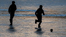 Mrazivé po�así v Praze (4. ledna 2026)