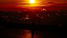 Mrazivé po�así v Praze (6. ledna 2026)