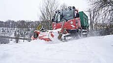 Sn�hové a mrazivé po�así v Praze. (9. ledna 2026)