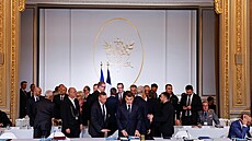 V úterý se ve Francii konalo jednání takzvané koalice ochotných. (6. ledna 2026)