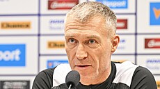 Plze�ský trenér Martin Hyský p�i zahájení zimní p�ípravy.
