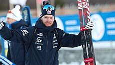 Sivert Bakken na týmových závodech v norském Geilo.