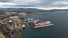 �ecký p�ístav Elefsina se do budoucna m��e stát významným námo�ním uzlem, který...