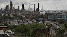 Rafinerie El Palito venezuelské státní ropné spole�nosti PDVSA ve m�st� Puerto...