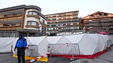 Následky tragického po�áru ve �výcarském ly�a�ském st�edisku Crans-Montana (2....