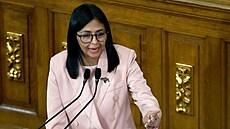Venezuelská viceprezidenta Delcy Rodríguezová (4. prosince 2025)