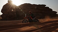 Du�an Drdaj ve �tvrté etap� Dakaru.