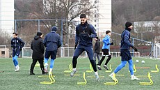 V pop�edí ústecký úto�ník David �erný.