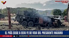 Venezuela ukazuje �kody po americkém útoku