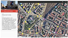 Ilegální reklamní plocha naproti Národnímu muzeu. Podle iniciativy P�idej se a...