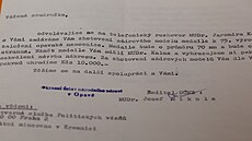 Za vyhotovení podkladu pro medaili dostala socha�ka Marie Uchytilová-Ku�ová na...