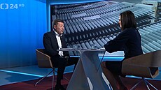 P�edseda Sn�movny Tomio Okamura hovo�il v po�adu Interview �T24. (8. ledna 2026)