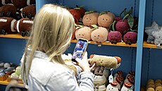 Propaga�ní akce zna�ky Jellycat v obchodním dom� Nordstrom v Chicagu (30. zá�í...