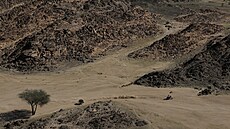 Martin Michek na trati Rallye Dakar