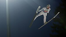 An�e Lani�ek na m�stku v Bischofshofenu