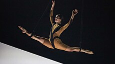 Rakouská akrobatka Christina Zaunerová b�hem p�edstavení Wolf, které soubor...