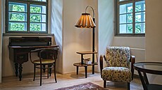 Rekonstruované interiéry n�kdej�í fary v Martínkovicích