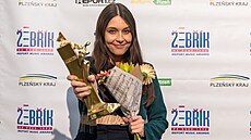Zp�va�ka Kate�ina Marie Tichá s hudební cenou �eb�ík