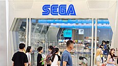 Obchod SEGA Games v �ínské �anghaji 14. �íjna 2025