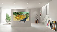 Televizor LG Gallery TV se speciálními rámy ur�ený t�eba k pov�ení na ze�...