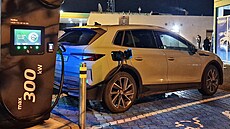 Test nabíjecí k�ivky �koda Elroq 85