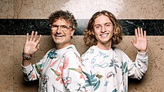 Patrik Hartl a jeho syn Hynek Hartl