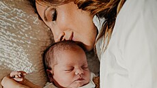 Olga Lounová a její dcera Vivien, která se narodila 4. ledna 2026.