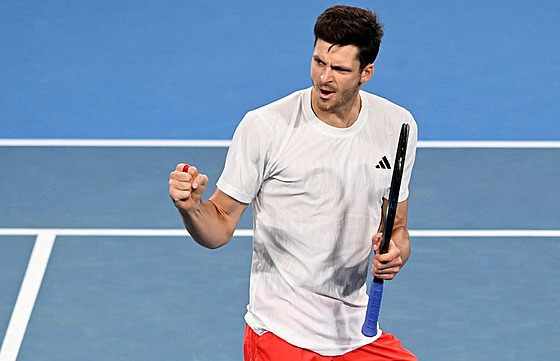 Hlavní postava vít�zného týmu Hubert Hurkacz.