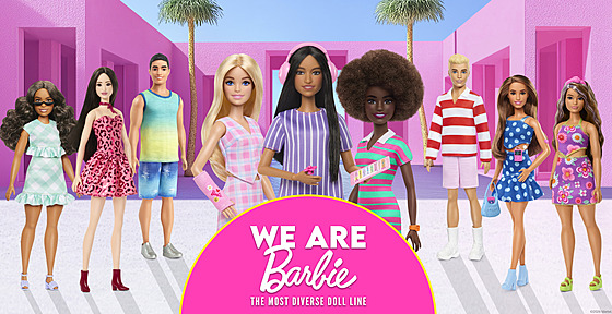 Autistická Barbie s dal�ími panenkami, které mají podle spole�nosti Mattel...