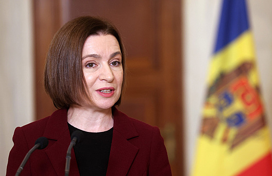Moldavská prezidentka Maia Sanduová (15. prosince 2025)