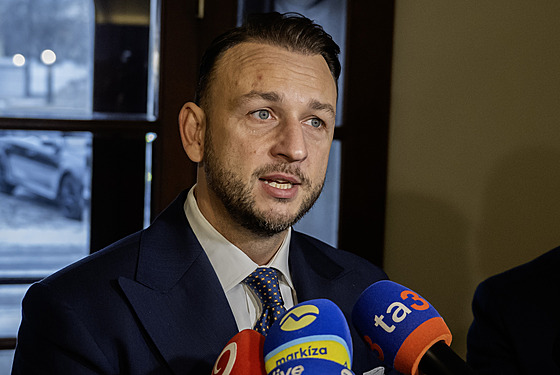 Slovenský ministr vnitra a p�edseda strany Hlas-SD Matú� �utaj E�tok (9. ledna...