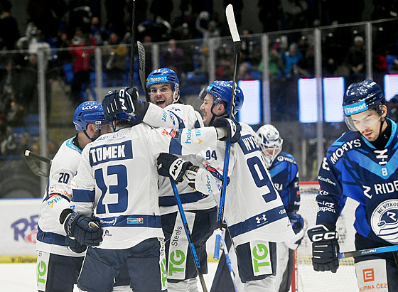 Kladno, 11.1. 2026, Rytí�i Kladno - Vítkovice, hokejová extraliga. Kladno slaví...