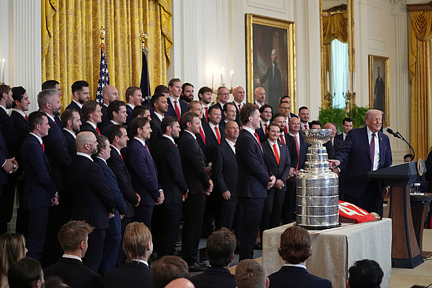 Šampioni v Bílém domě. Trump děkoval Floridě a rýpl si do Kanady: Zase jsme lepší