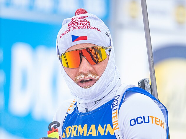 V�t�zslav Hornig po dokon�en� st�ha�ky v Oberhofu.