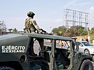 Mexická armáda p�i protidrogové operaci ve m�st� Apatzingán ve stát� Michoacán...