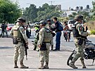 Mexická armáda p�i protidrogové operaci ve m�st� Apatzingán ve stát� Michoacán...