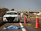 Mexické bezpe�nostní slo�ky na míst� násilného úmrtí ve stát� Sinaloa (13....