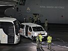Dánský letoun s vojenským personálem p�istál v grónském Nuuku. (15. ledna 2026)
