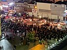 Rozsáhlé protivládní protesty v íránském Teheránu (8. ledna 2026)
