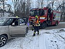 Hasi�i p�i nehod� na Prost�jovsku vyu�ili technick� automobil s v�konn�m...