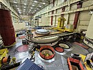 Pohled na reaktorový sál v Jaderné elektrárn� Dukovany