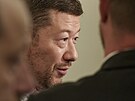 Sch�ze Poslanecké sn�movny. Vyslovení d�v�ry vlád�. Na snímku Tomio Okamura...