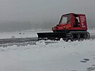 Rolba na Brn�nské p�ehrad� kone�n� chystá brusla�ský okruh
