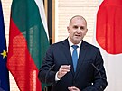 Bulharský prezident Rumen Radev (20. kv�tna 2025)